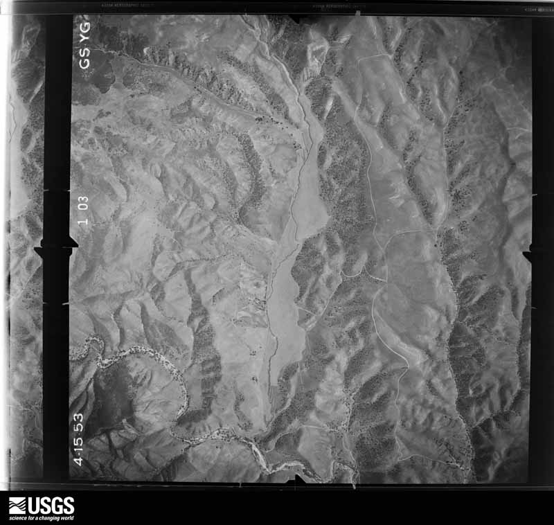 U.S. Geological Survey aerial photograph, 1953-04-15, scale 1:23600