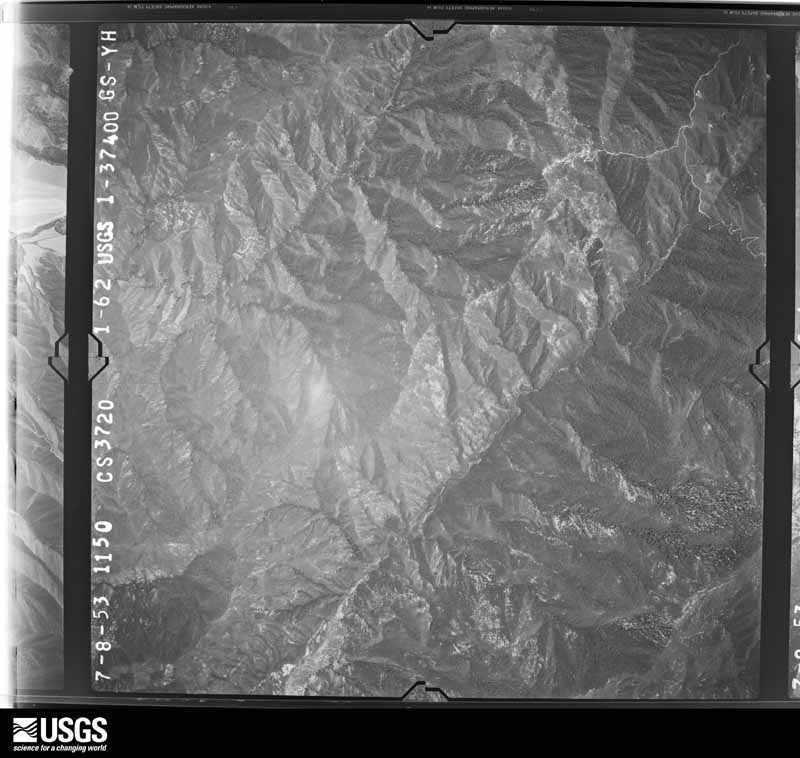 U.S. Geological Survey aerial photograph, 1954-06-01, scale 1:37400