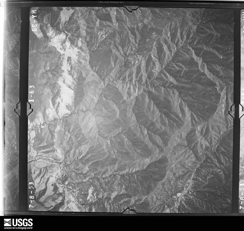 U.S. Geological Survey aerial photograph, 1954-06-01, scale 1:37400