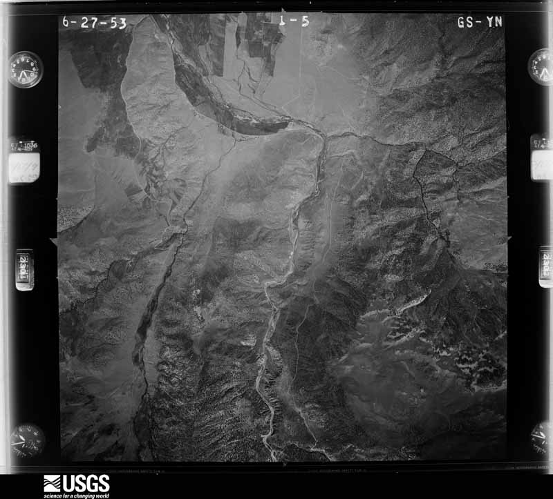 U.S. Geological Survey aerial photograph, 1953-06-01, scale 1:37400