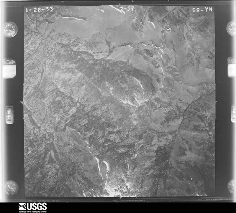 U.S. Geological Survey aerial photograph, 1953-06-01, scale 1:37400