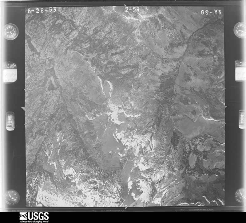 U.S. Geological Survey aerial photograph, 1953-06-01, scale 1:37400