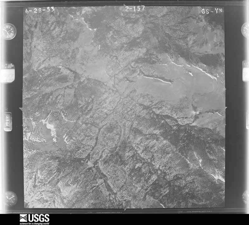 U.S. Geological Survey aerial photograph, 1953-06-01, scale 1:37400