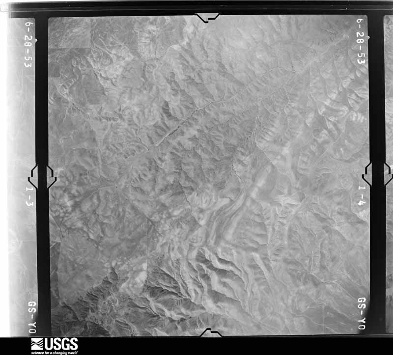 U.S. Geological Survey aerial photograph, 1953-06-01, scale 1:37400