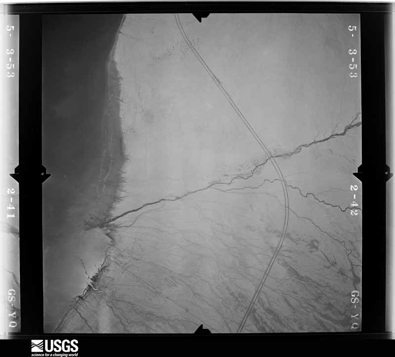 U.S. Geological Survey aerial photograph, 1953-05-03, scale 1:23600