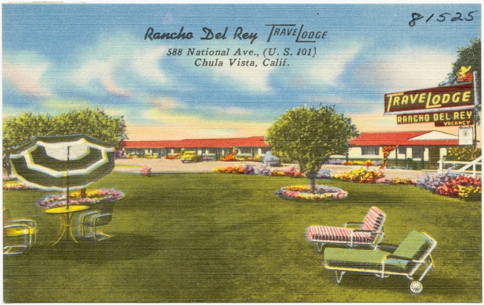 Rancho Del Rey TraveLodge, 588 National Ave., (U.S. 101), Chula Vista, Calif., Boston Public Library - undated