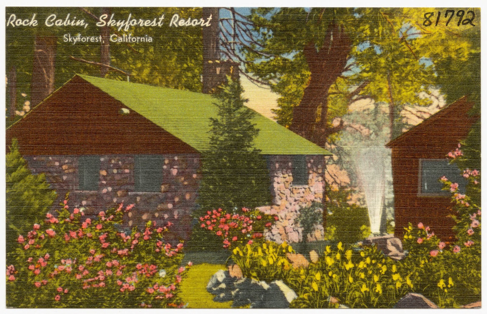 Rock Cabin, Skyforest Resort, Skyforest, California, Boston Public Library - undated