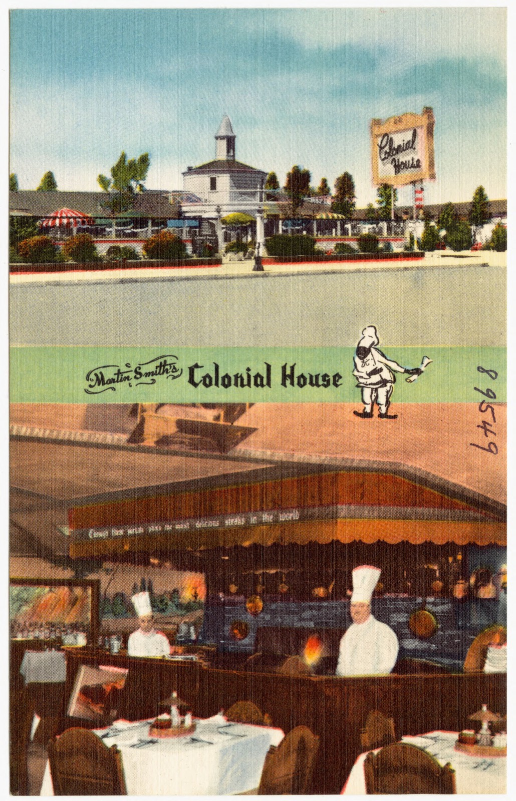Martin Smith's Colonial House, Boston Public Library - undated