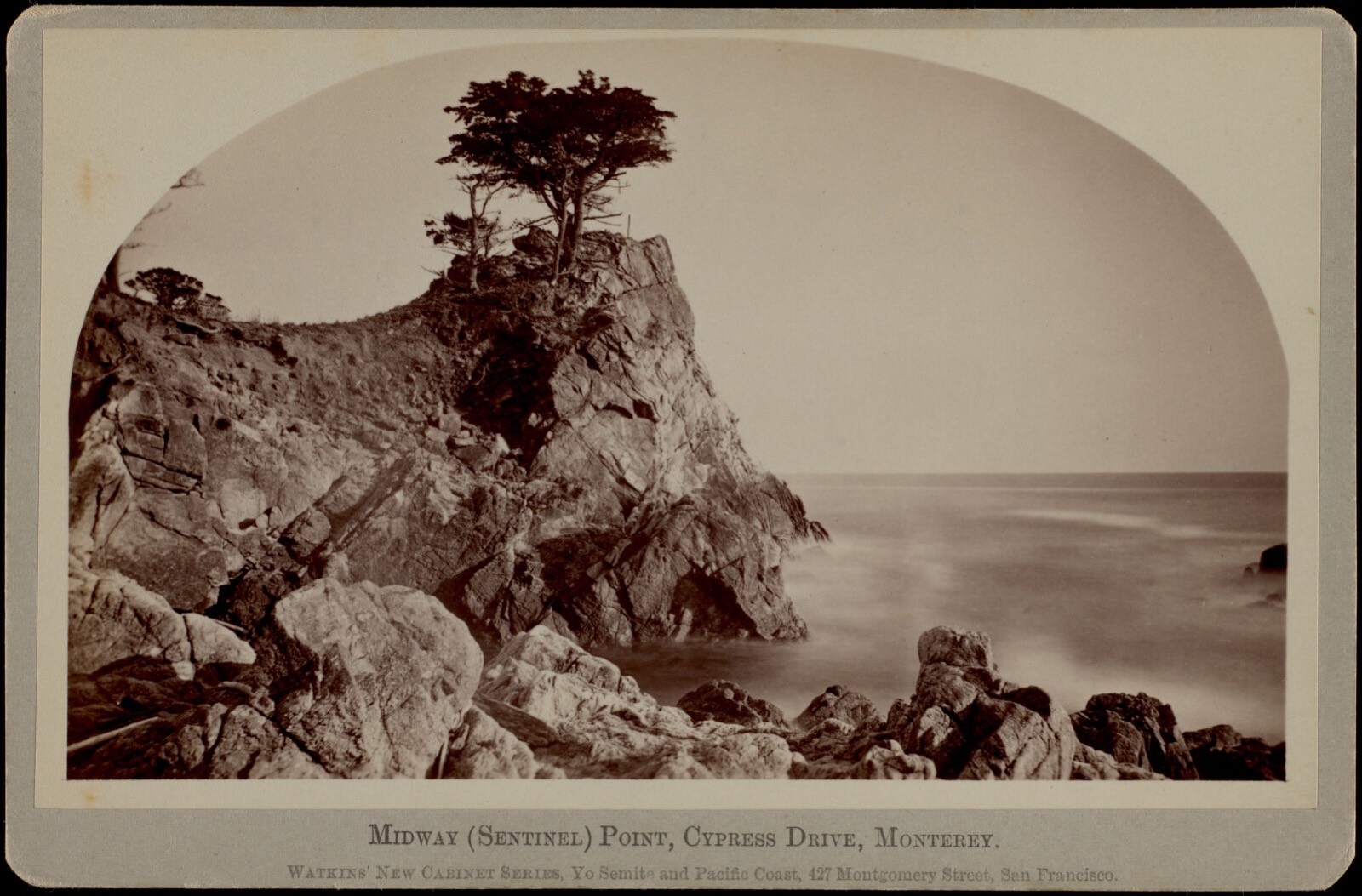 Midway (Sentinel) Point, Cypress Drive, Monterey, Boston Public Library - undated