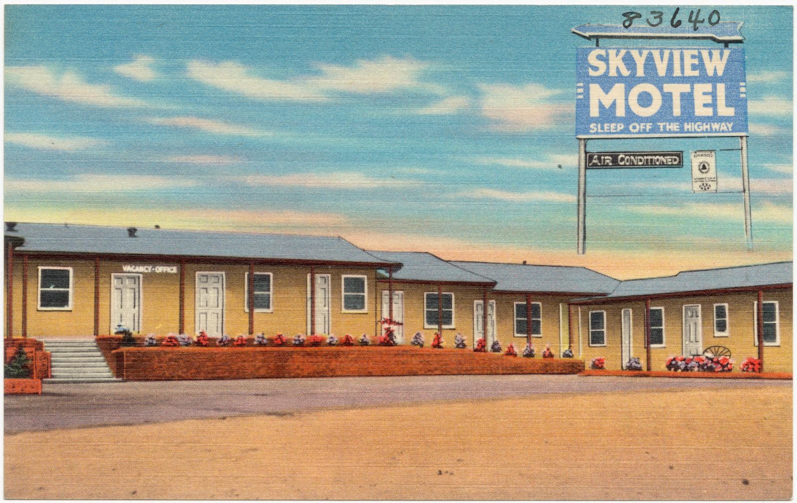 Skyview Motel, Boston Public Library - undated