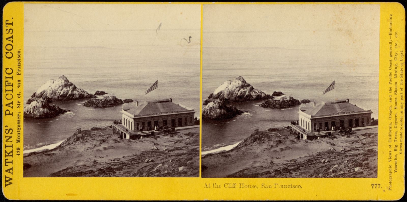 At the Cliff House, San Francisco, Boston Public Library - undated