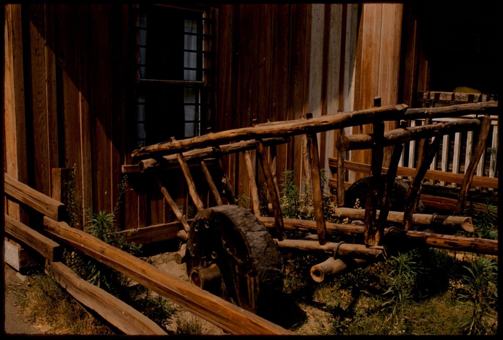 Wooden cart, Disneyland, Boston Public Library - undated