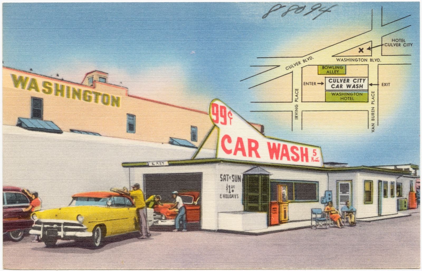 Culver City Car Wash, Boston Public Library - undated