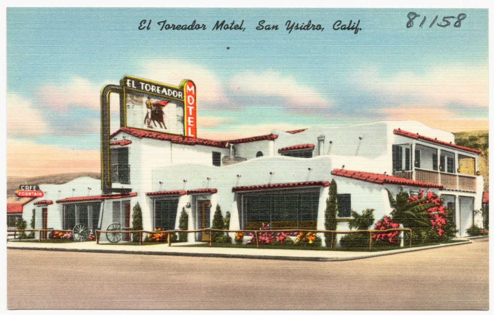 El Toreador Motel, San Ysidro, Calif., Boston Public Library - undated