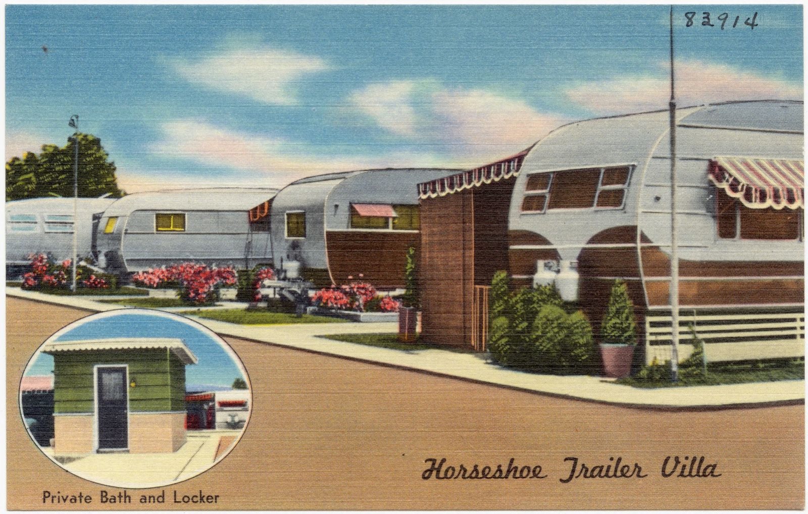 Horseshoe Trailer Villa, Boston Public Library - undated