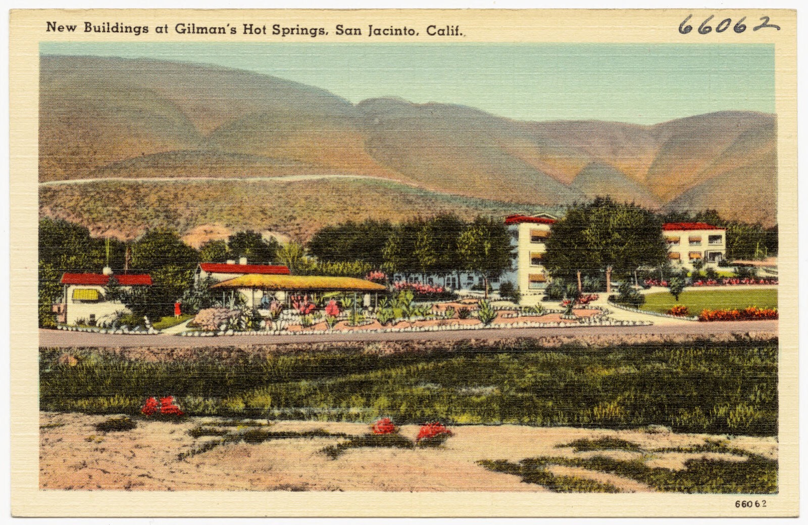 New Buildings at Gilman's Hot Springs, San Jacinto, Calif., Boston Public Library - undated