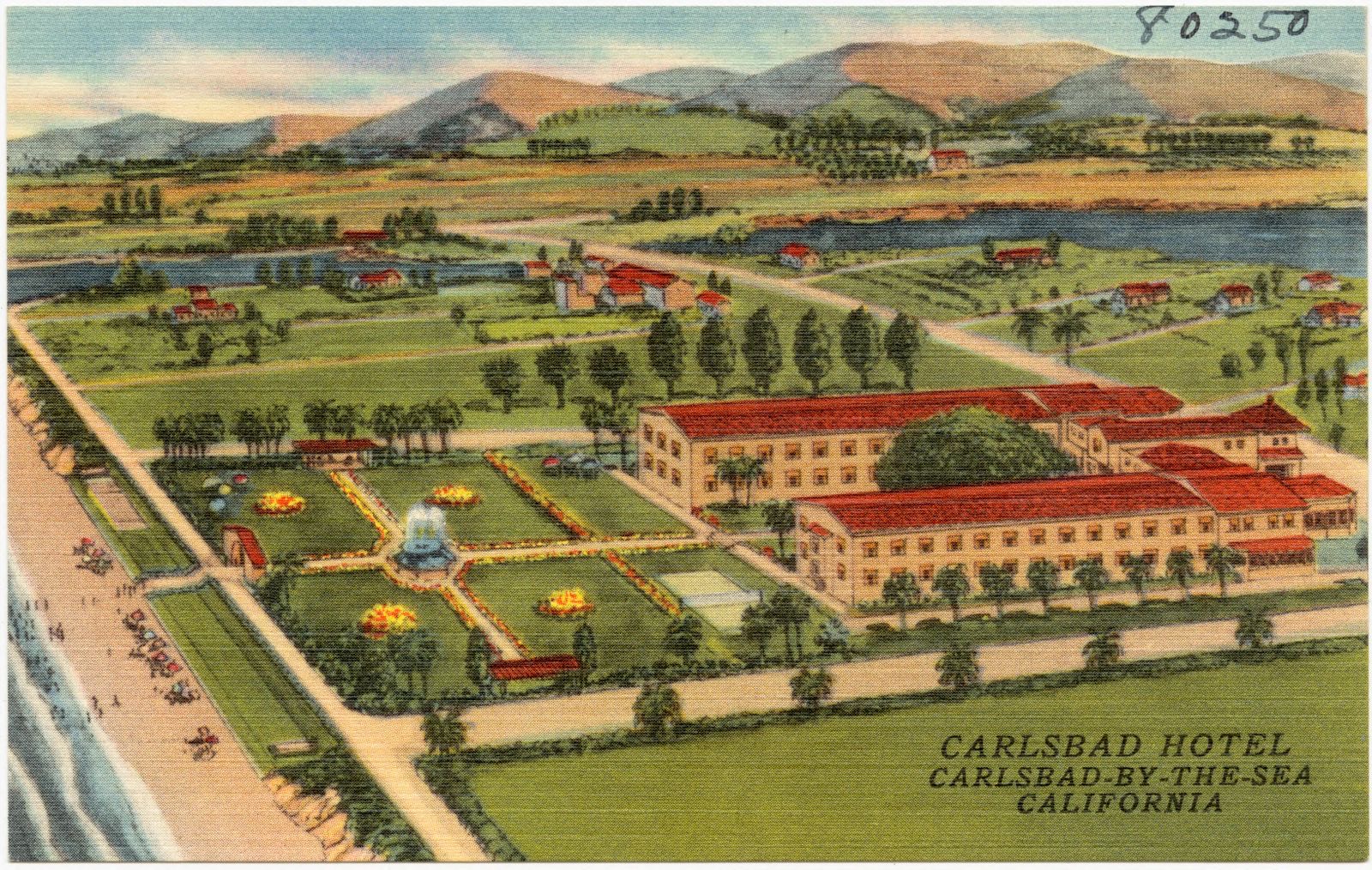 Carlsbad Hotel, Carlsbad-by-the-Sea, California, Boston Public Library - undated