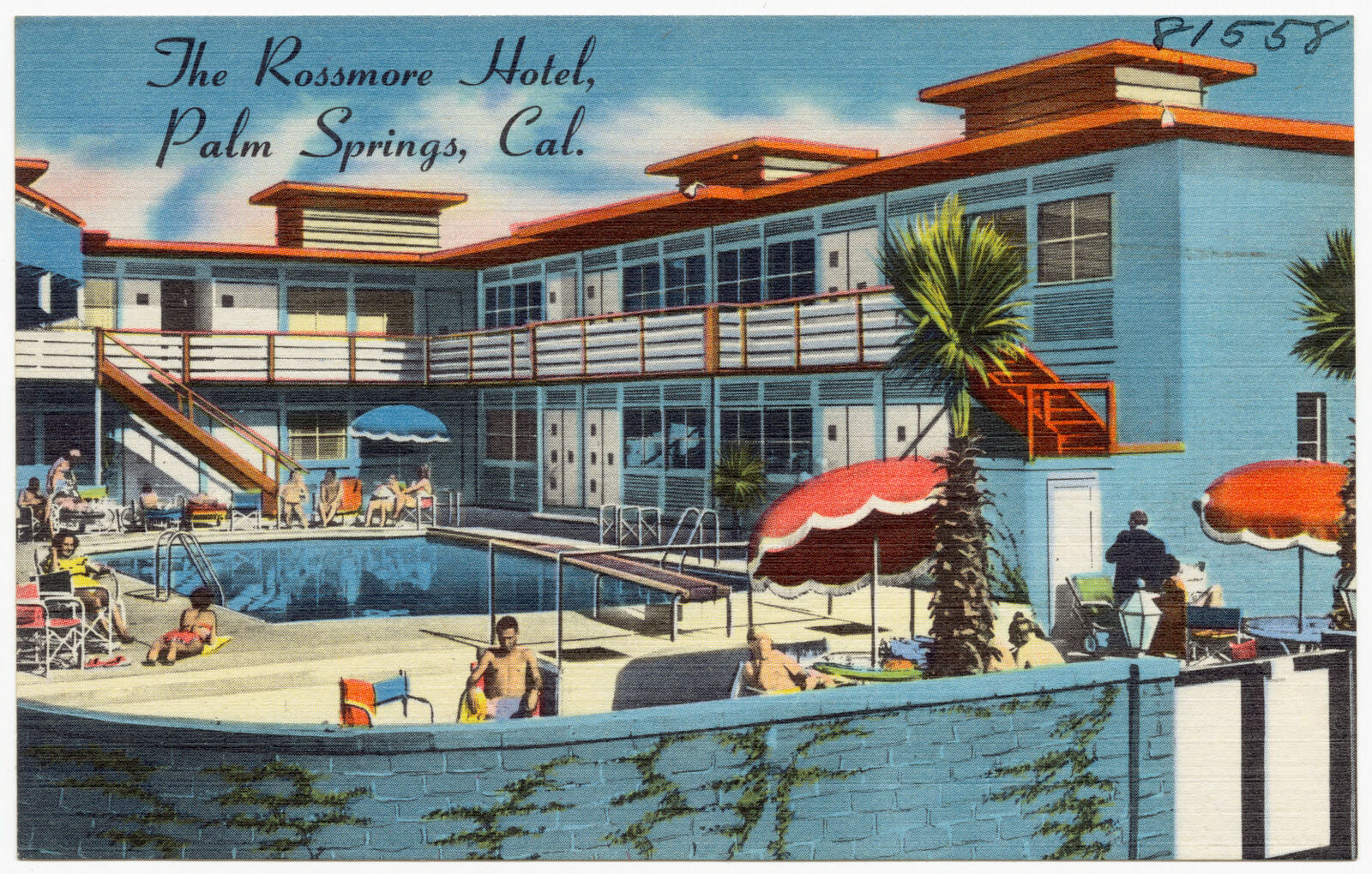 The Rossmore Hotel, Palm Springs, Cal., Boston Public Library - undated