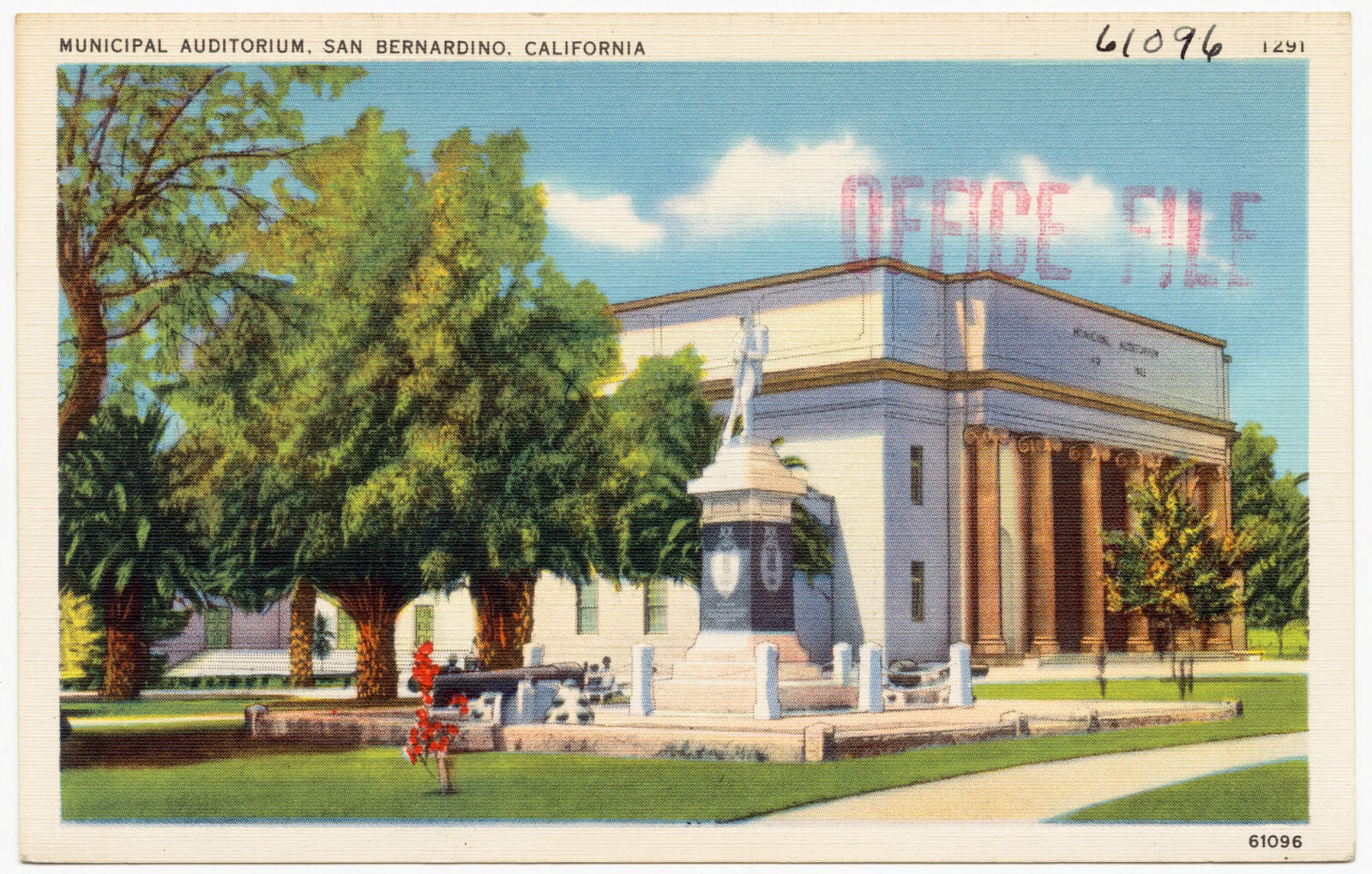 Municipal Auditorium, San Bernardino, California, Boston Public Library - undated