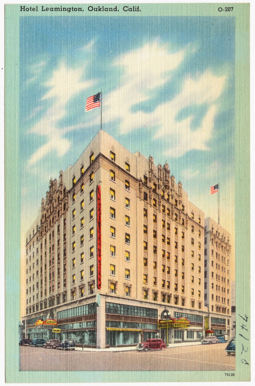 Hotel Leamington, Oakland, Calif., Boston Public Library - undated