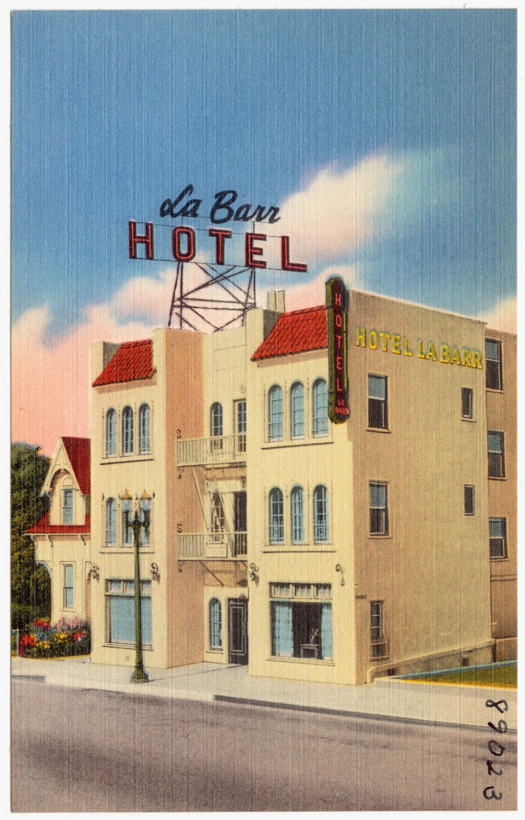 La Barr Hotel, 239 So. California Street, Ventura, Calif., Boston Public Library - undated