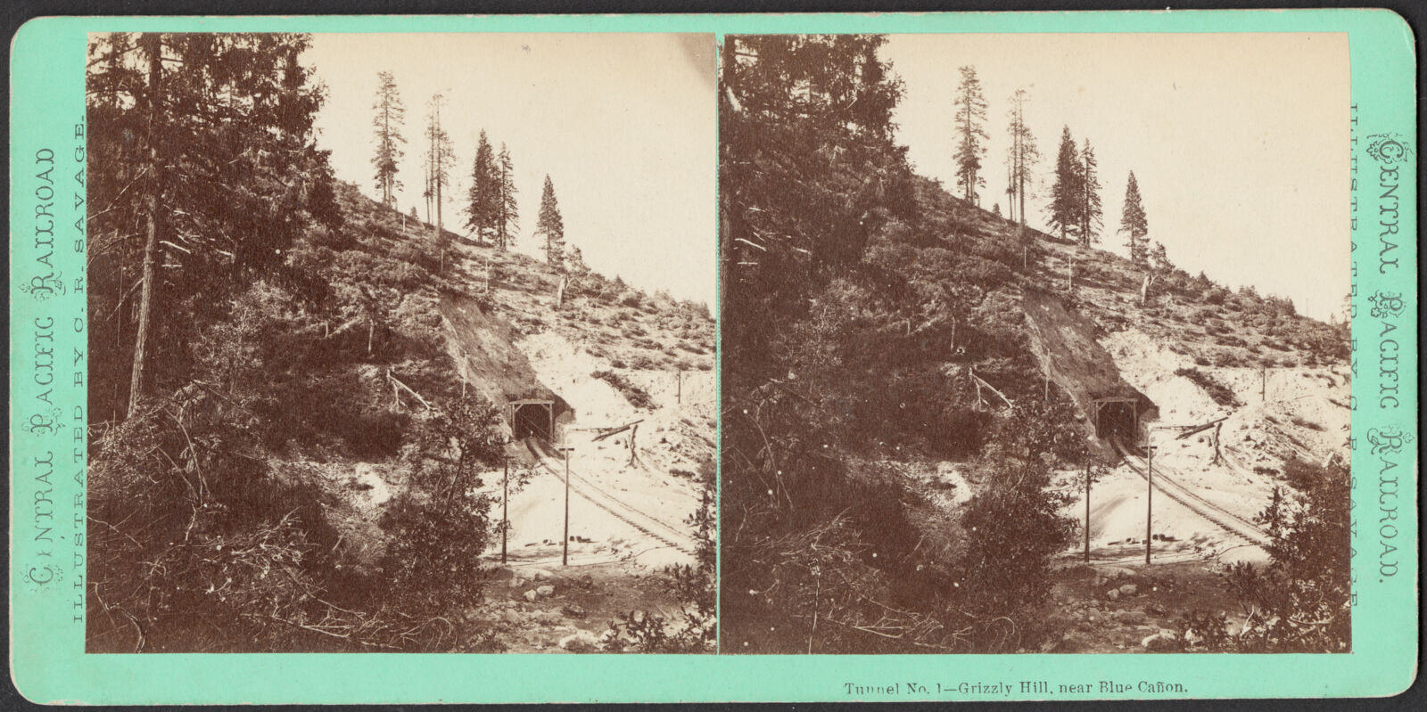 Tunnel no. 1 - Grizzly Hill, near Blue Cañon, Boston Public Library - undated