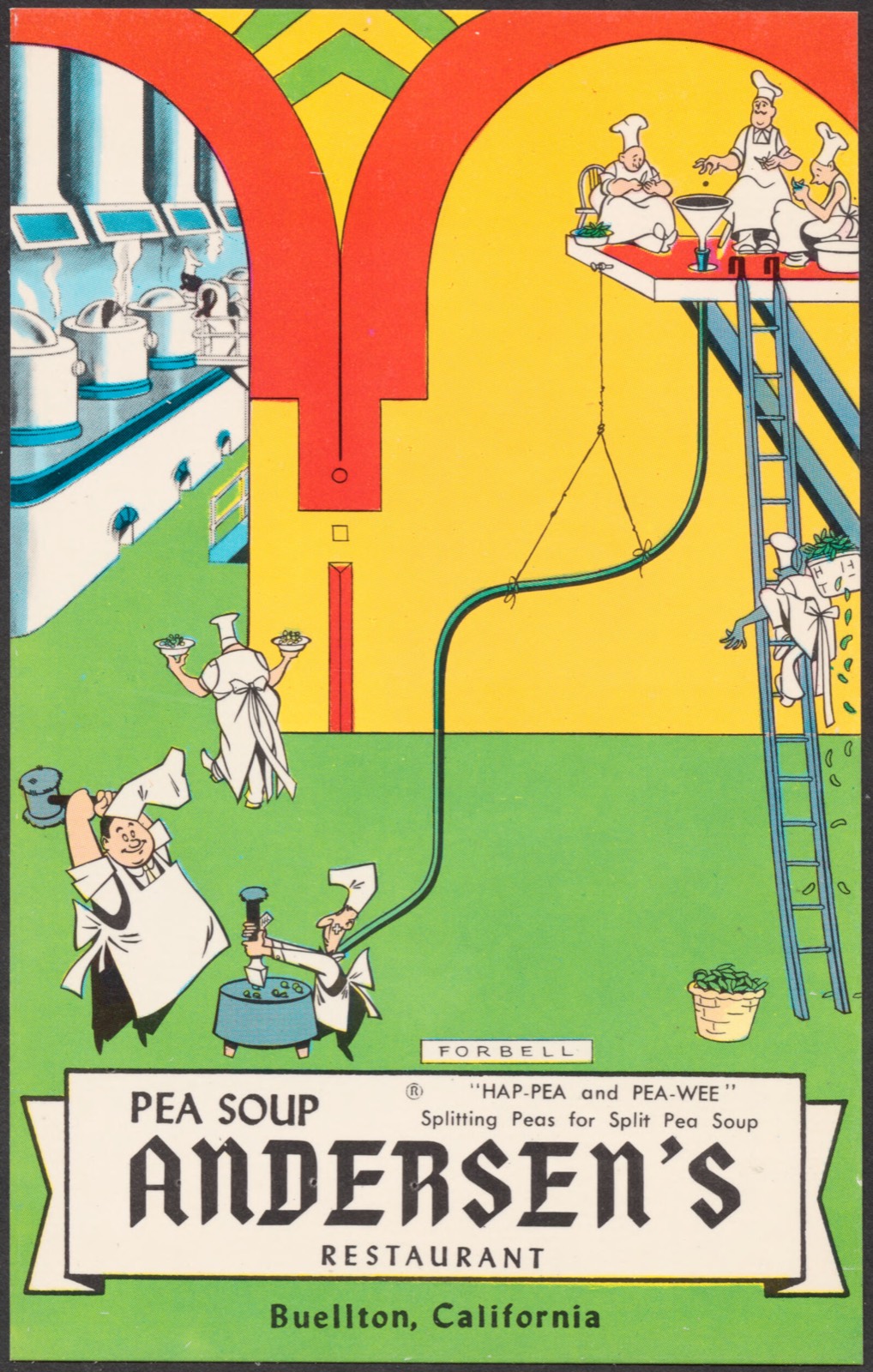 Pea Soup Andersen's Restaurant, Buellton, California, Boston Public Library - undated