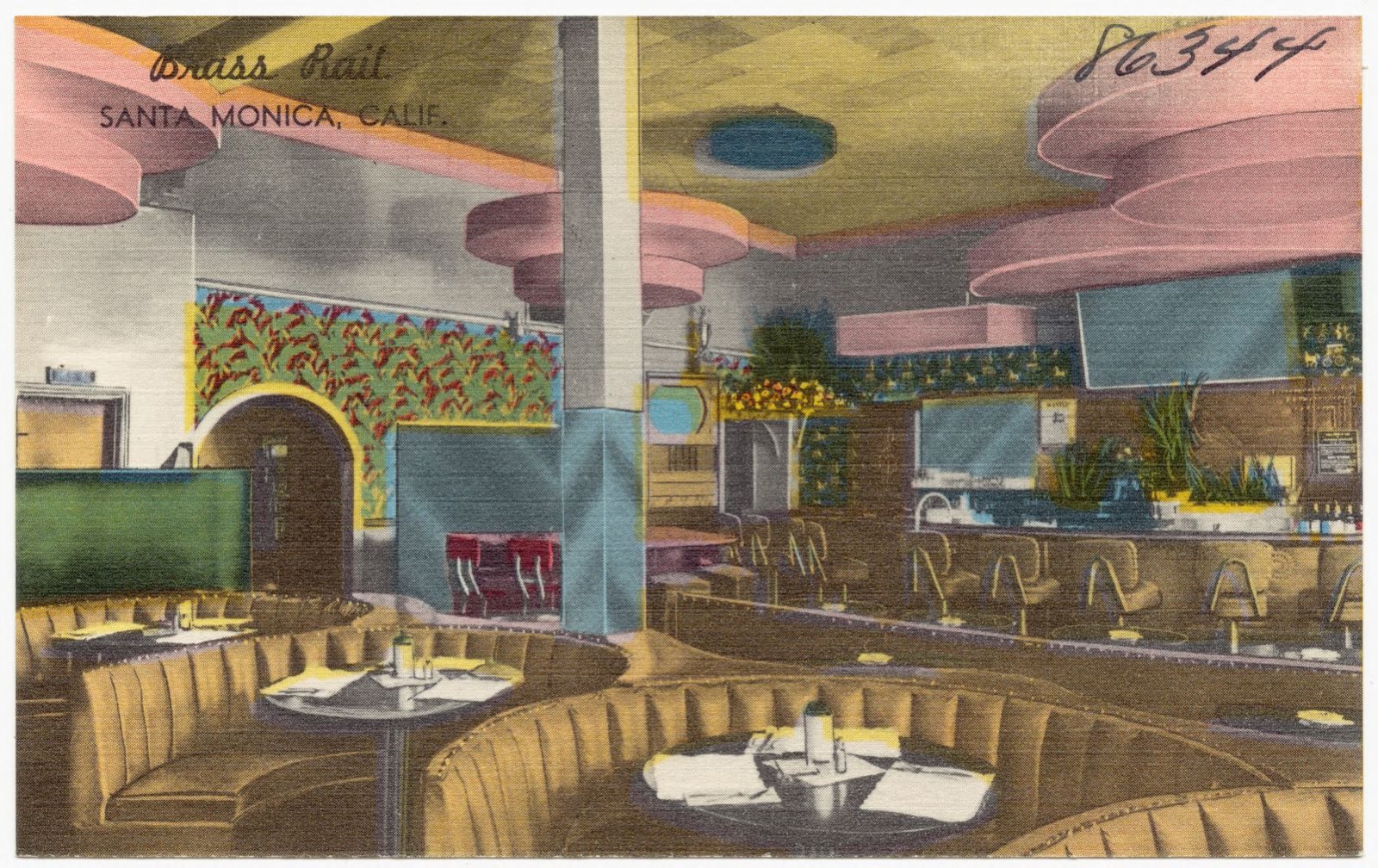 Brass Rail, Santa Monica, Calif., Boston Public Library - undated