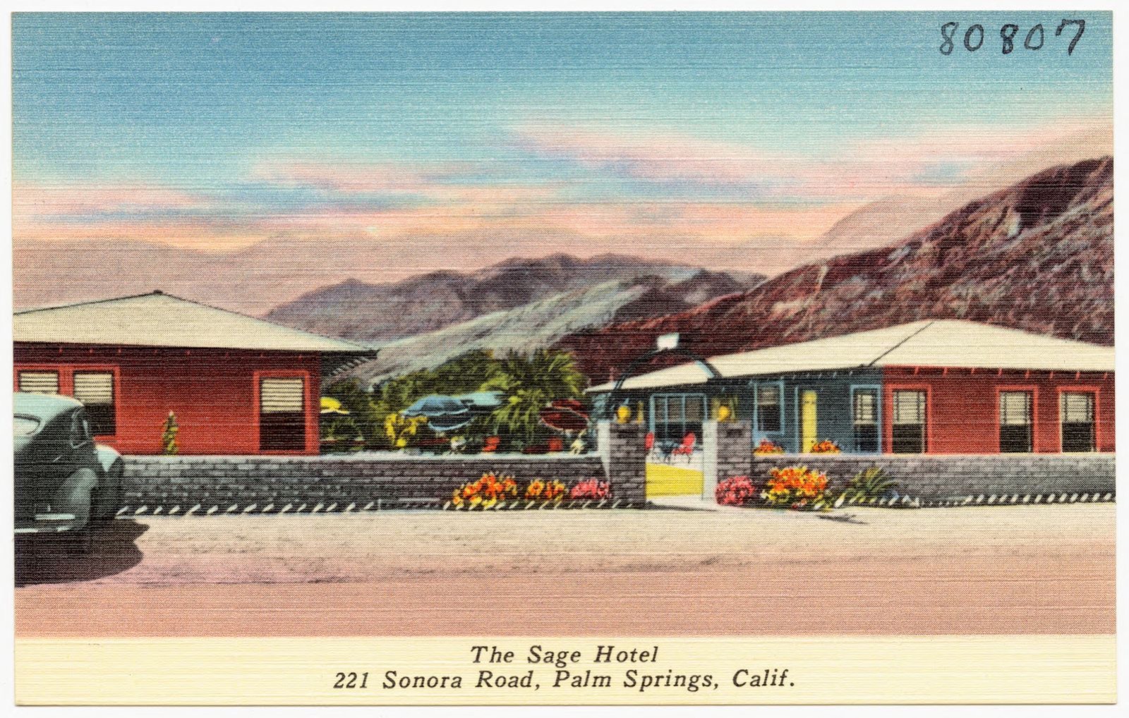 The Sage Hotel, 221 Sonora Road, Palm Springs, Calif., Boston Public Library - undated