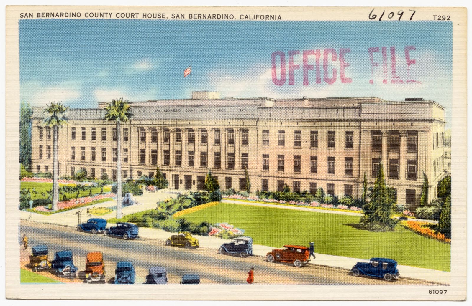 San Bernardino County Court House, San Bernardino, California, Boston Public Library - undated