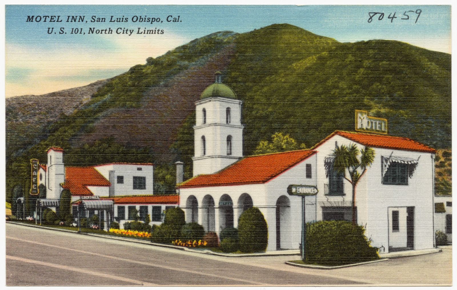 Motel Inn, San Luis Obispo, Cal., U. S. 101, North City Limits, Boston Public Library - undated