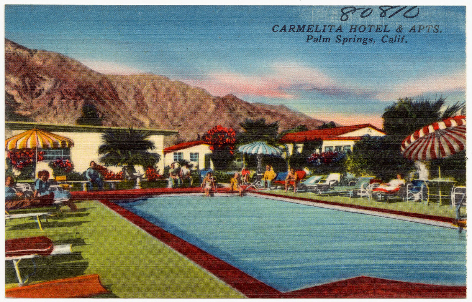 Carmelita Hotel and Apts., Palm Springs, Calif., Boston Public Library - undated