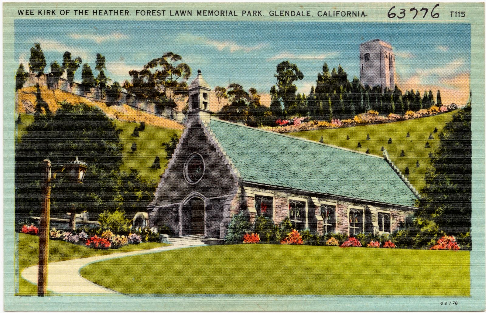 Wee Kirk of the Heathers, Forest Lawn Memorial Park, Glendale, California, Boston Public Library - undated