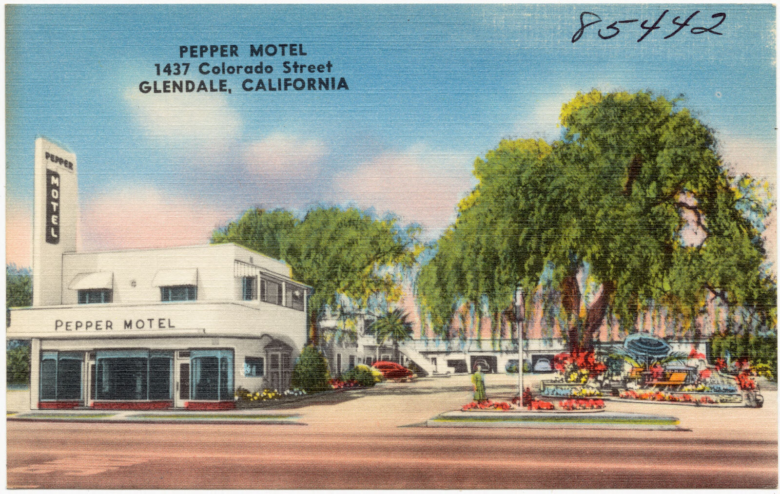 Pepper Motel. 1437 Colorado Street, Glendale, California, Boston Public Library - undated