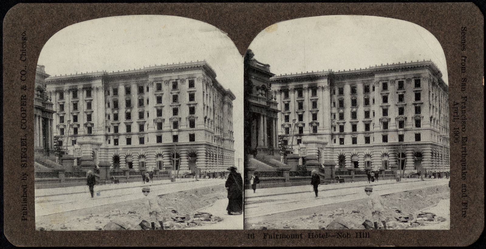 Fairmount Hotel, Nob Hill, Boston Public Library - undated