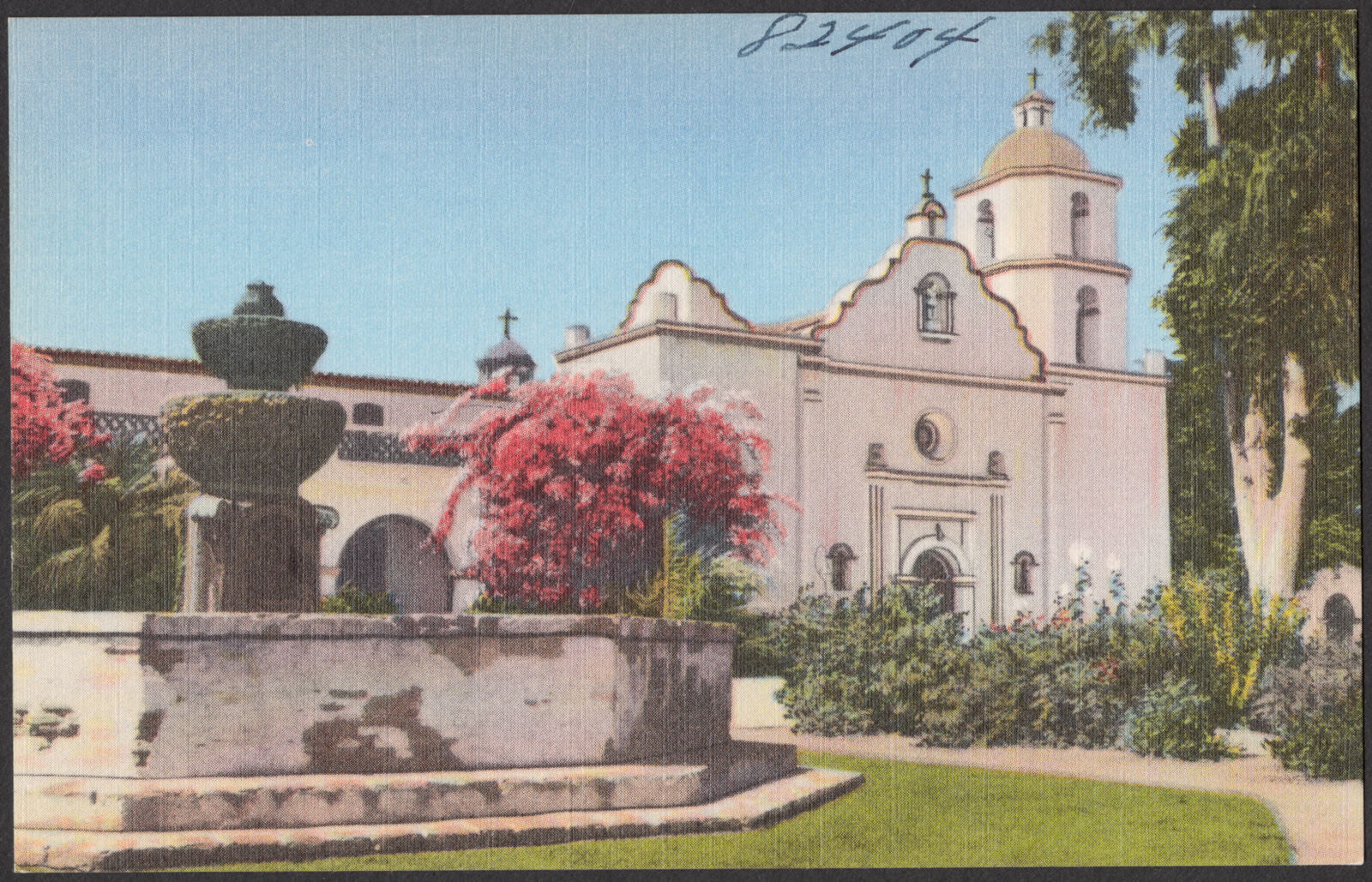 Famed Mission San Luis Rey, Boston Public Library - undated