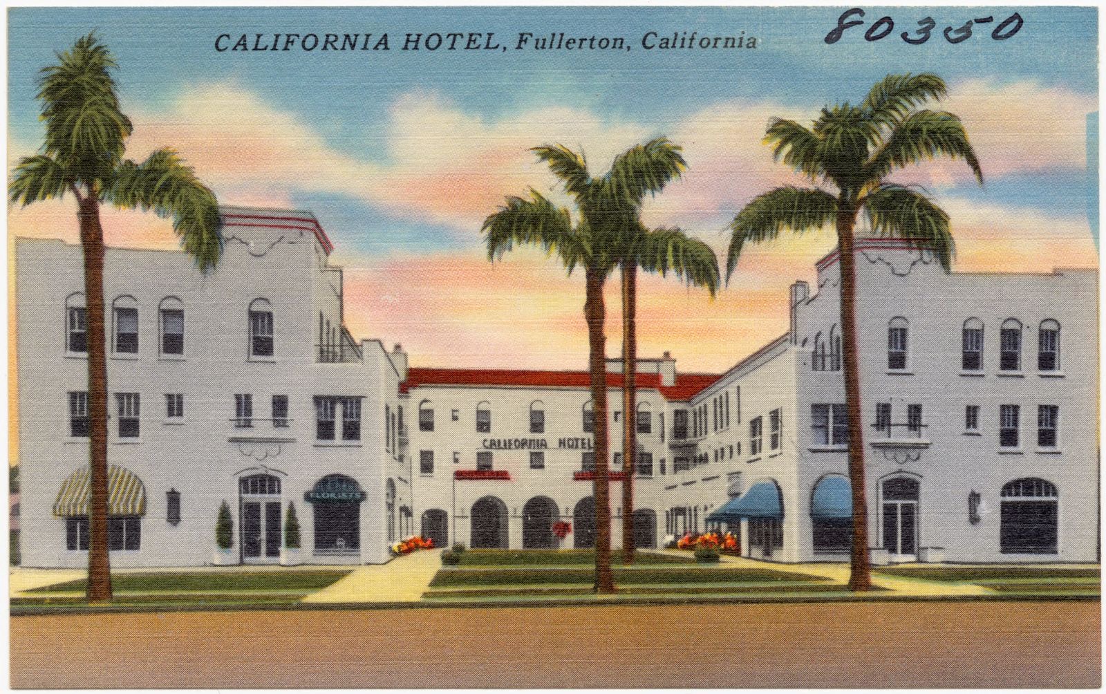 California Hotel, Fullerton, California, Boston Public Library - undated