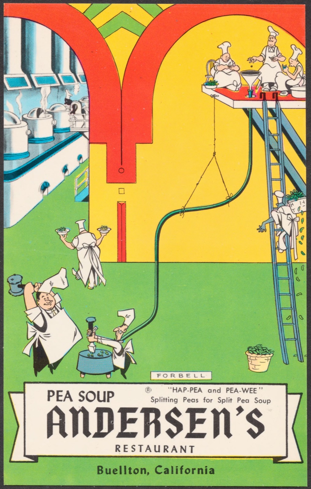 Pea Soup Andersen's Restaurant, Buellton, California, Boston Public Library - undated