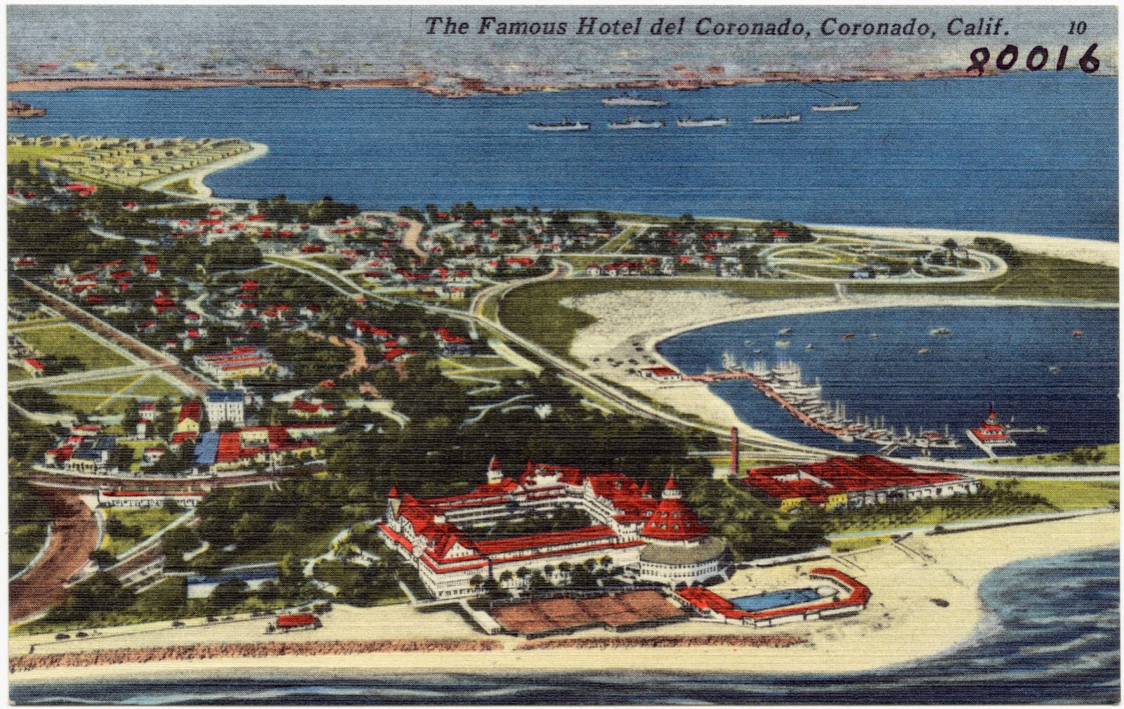 The Famous Hotel del Coronado, Coronado, Calif., Boston Public Library - undated