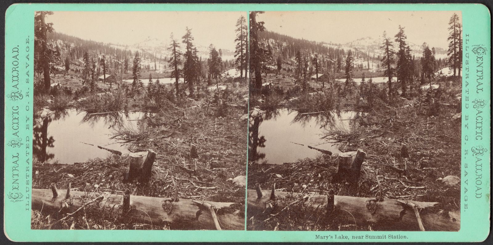 Mary's Lake, near Summit Station, Boston Public Library - undated