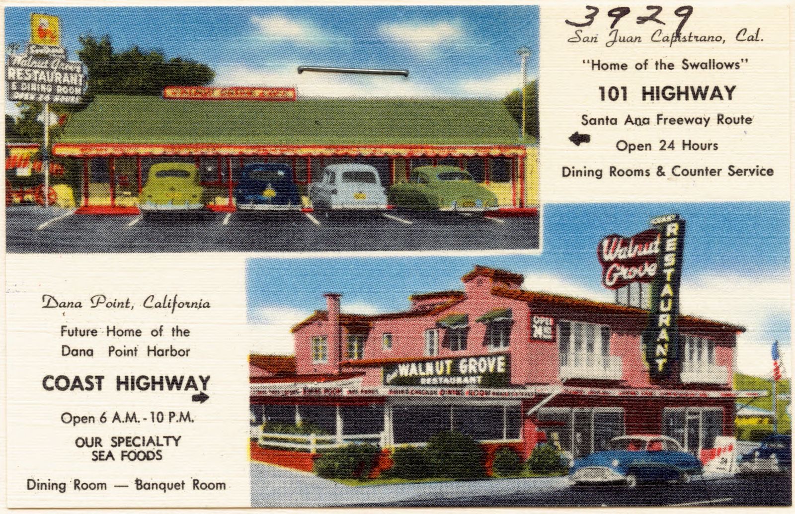 Walnut Grove Restaurant, Boston Public Library - undated