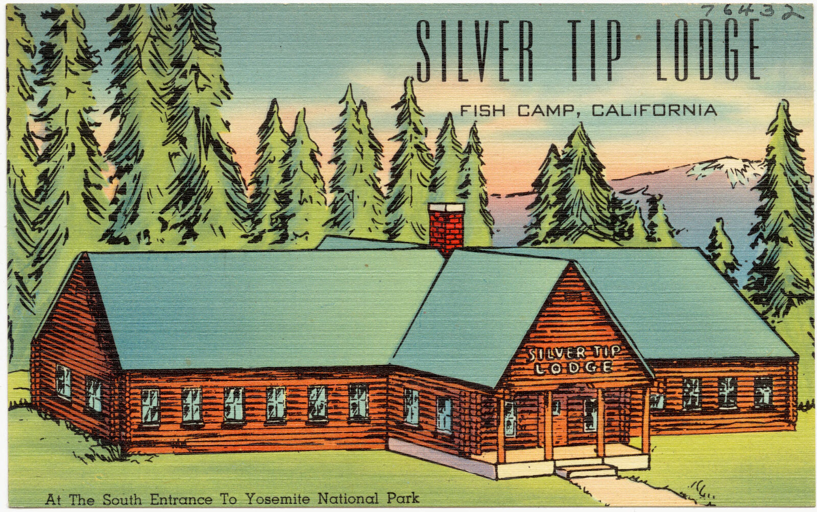 Silver Tip Lodge, Fish Camp, California, Boston Public Library - undated