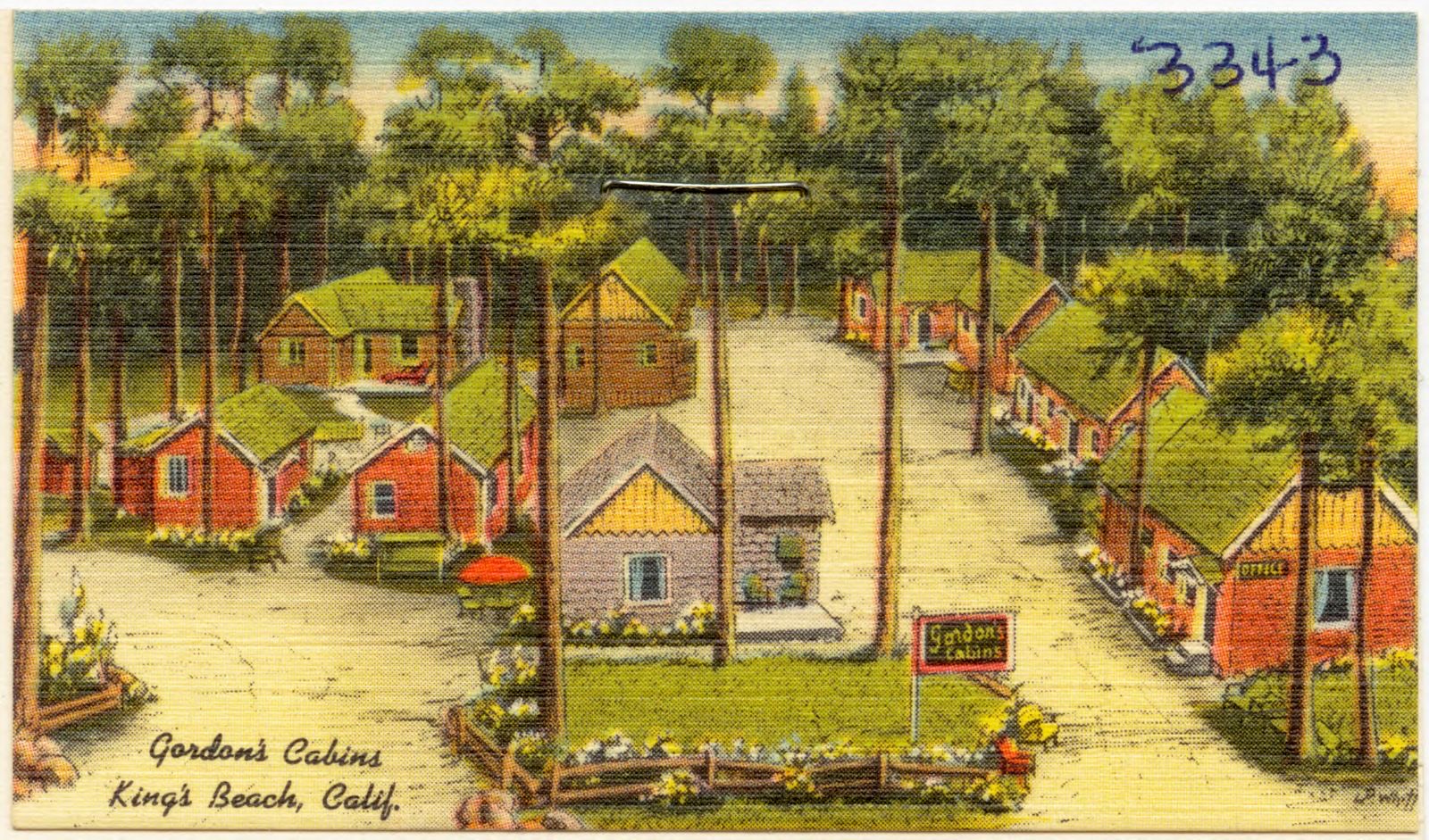 Gordon's Cabins, King's Beach, Calif., Boston Public Library - undated