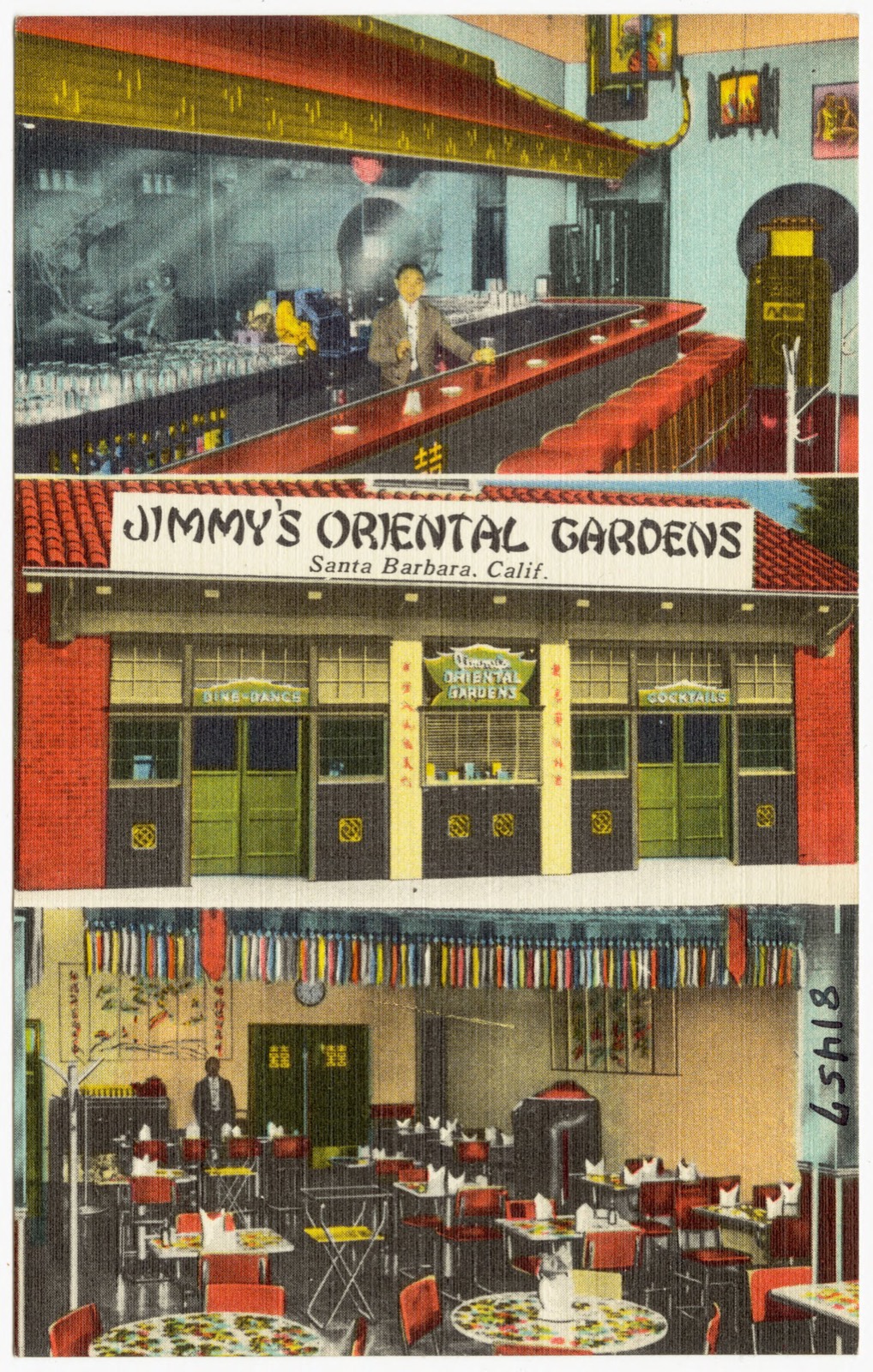 Jimmy's Oriental Gardens, Santa Barbara, Calif., Boston Public Library - undated