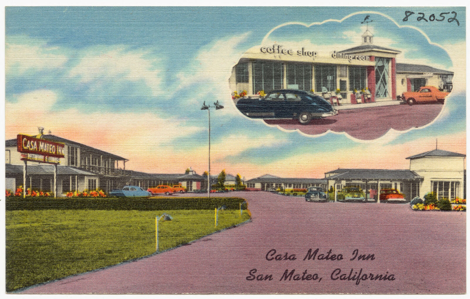 Casa Mateo Inn, San Mateo, California, Boston Public Library - undated