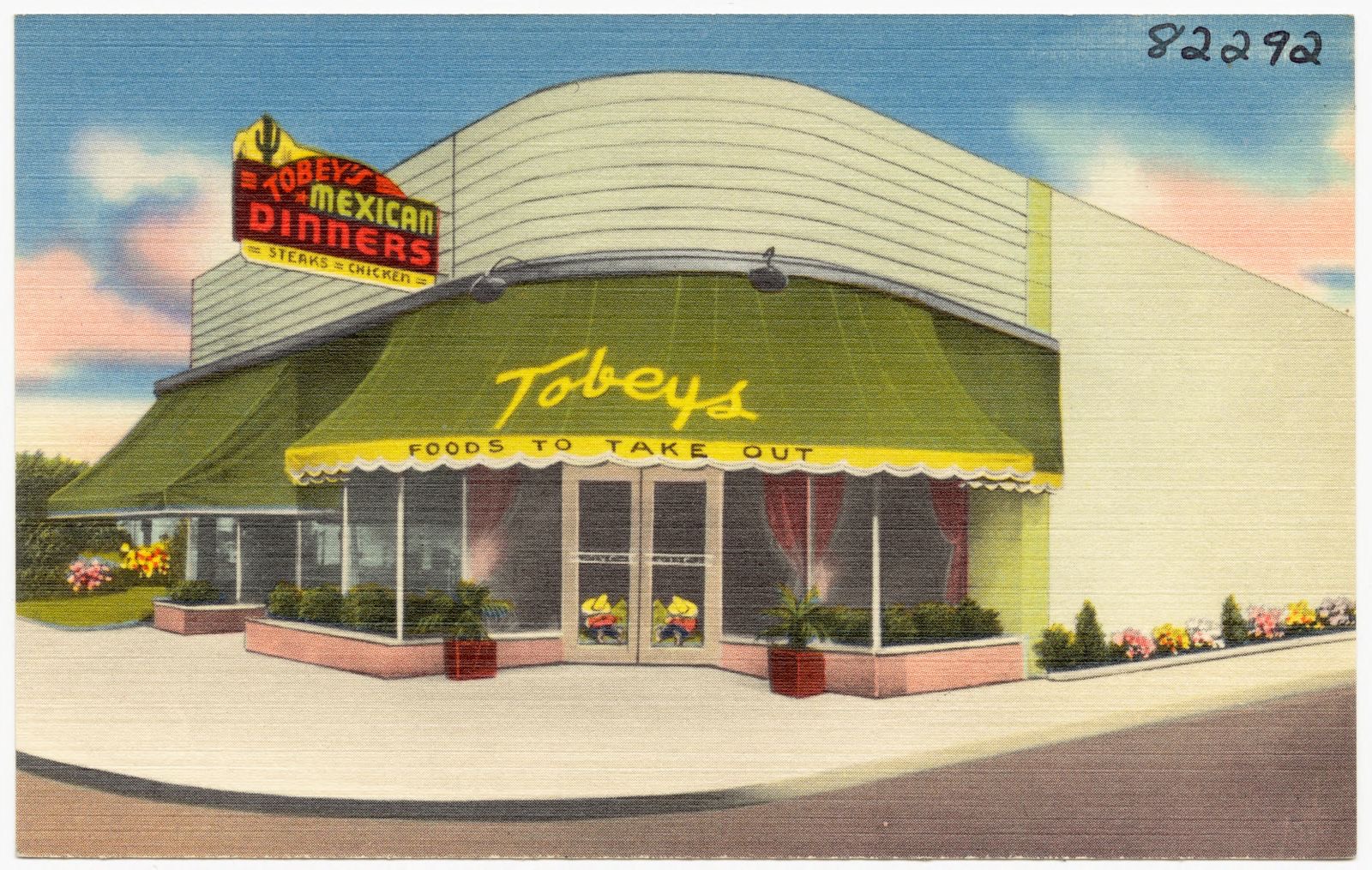 Tobey's Mexican Dinners, Boston Public Library - undated
