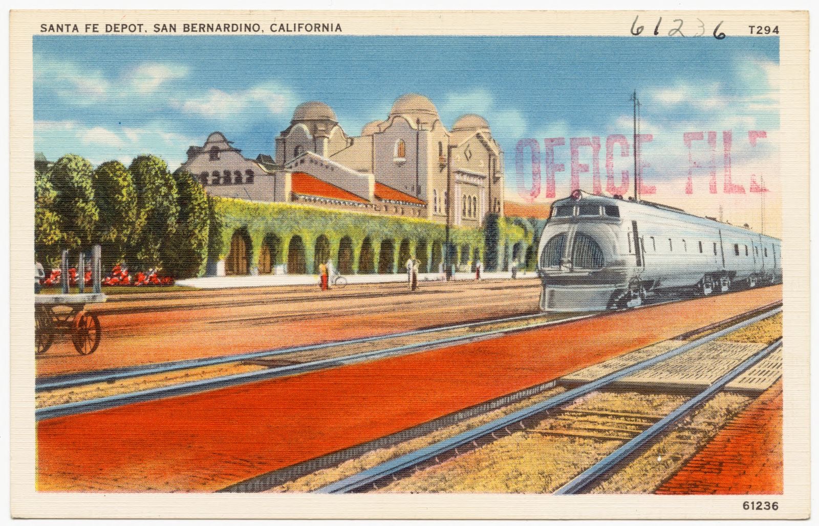 Santa Fe Depot, San Bernardino, California, Boston Public Library - undated