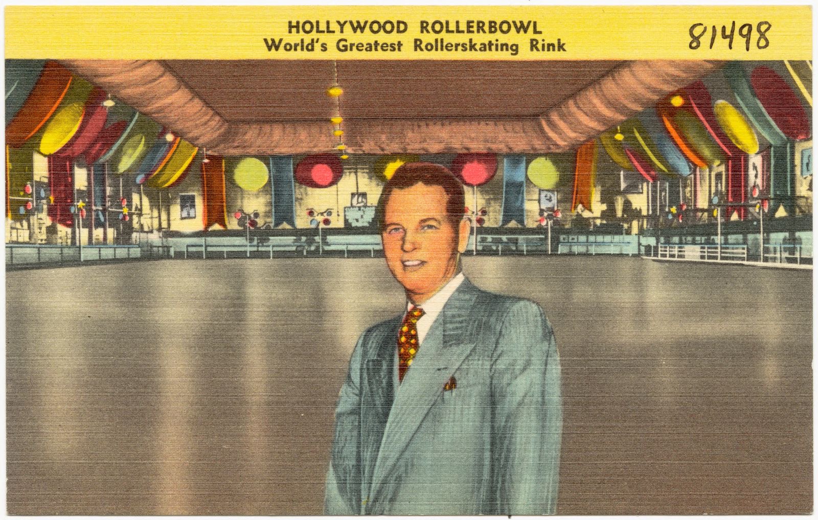 Hollywood Rollerbowl, World's greatest rollerskating rink, Boston Public Library - undated