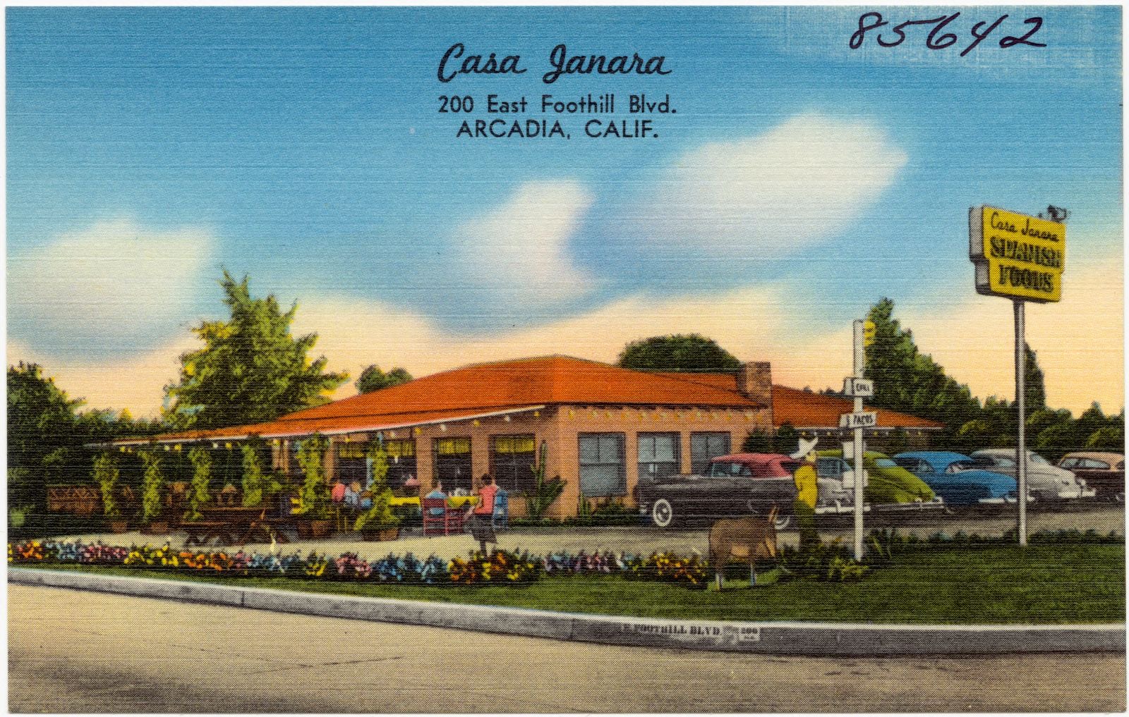 Casa Janara, 200 East Foothill Blvd., Arcadia, Calif., Boston Public Library - undated