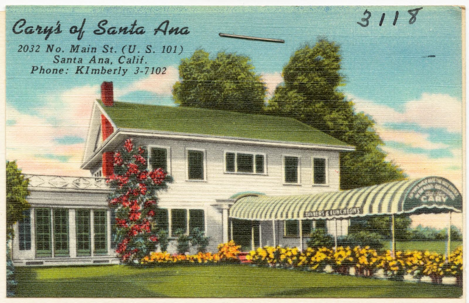 Cary's of Santa Ana, 2032 No. Main St. (U. S. 101), Santa Ana, Calif., Boston Public Library - undated